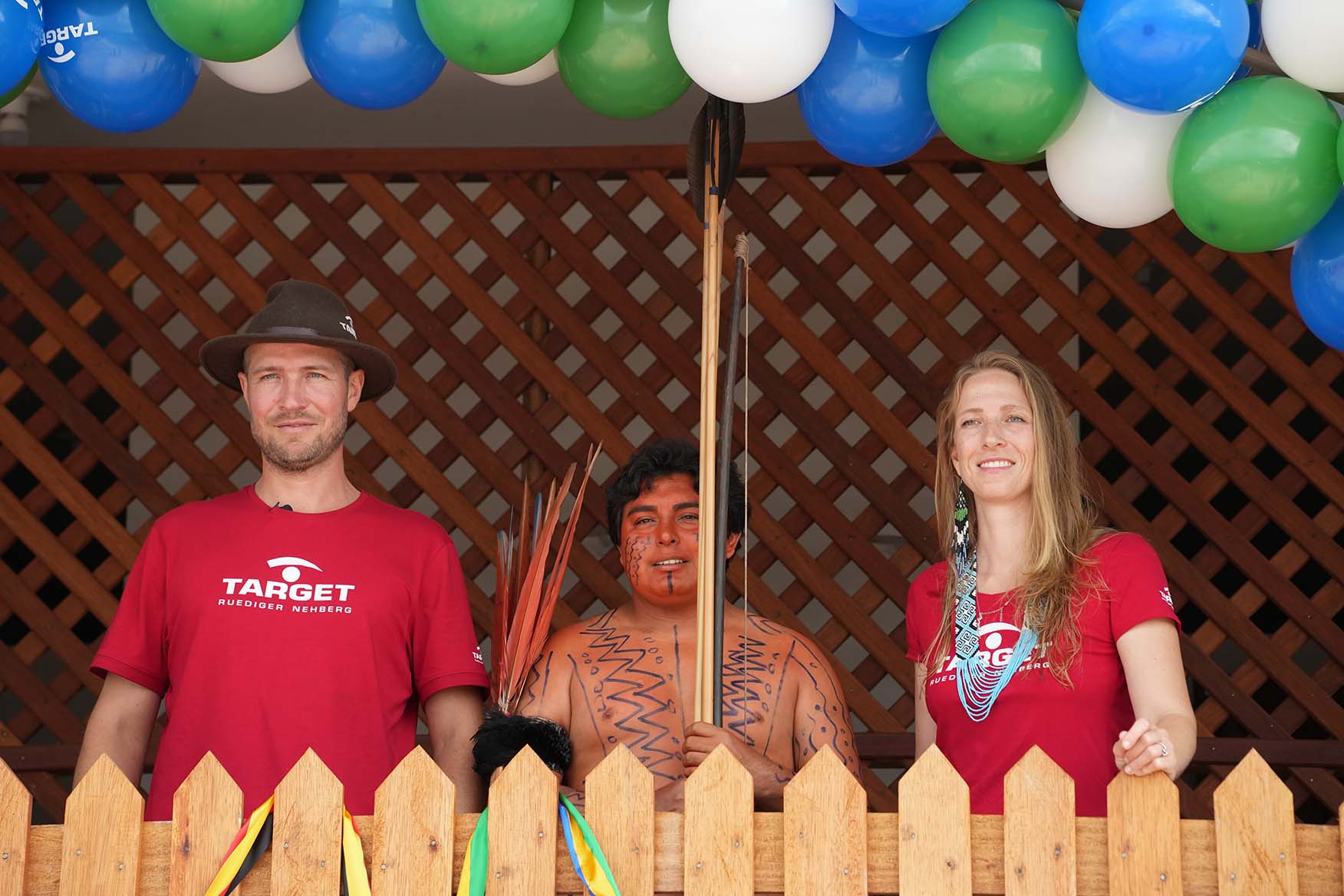 Roman e Sophie entre os Waiāpi